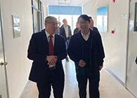 浦东新区管小军副区长一行来JJB竞技宝考察指导工作