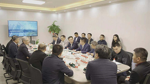 十二届全国政协副主席马培华、中国中小商业企业协会名誉会长董树奎一行人莅临JJB竞技宝